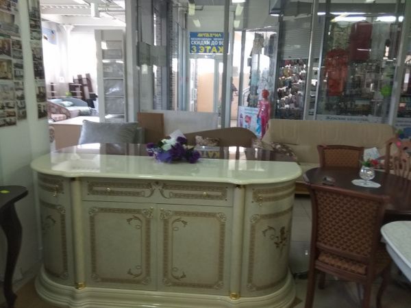 Комод - буфет четырехдверный Роза - Талия, беж глянец в Москве купить в интернет магазине - 5 Китов