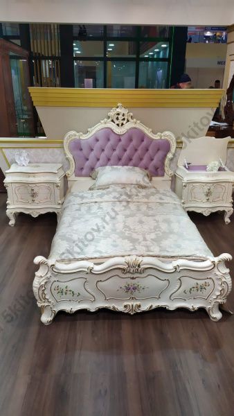 Кровать 1,2м  Шанель,крем в Москве купить в интернет магазине - 5 Китов