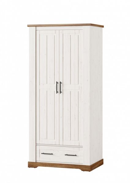 Шкаф 2-х дверный с выдвижным ящиком Country 70 в Москве купить в интернет магазине - 5 Китов