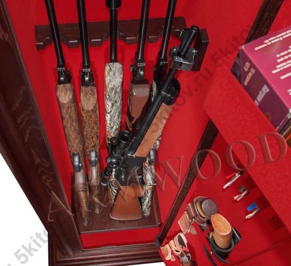 Оружейный сейф в дереве Armwood 9TS5 EL Flock в Москве купить в интернет магазине - 5 Китов