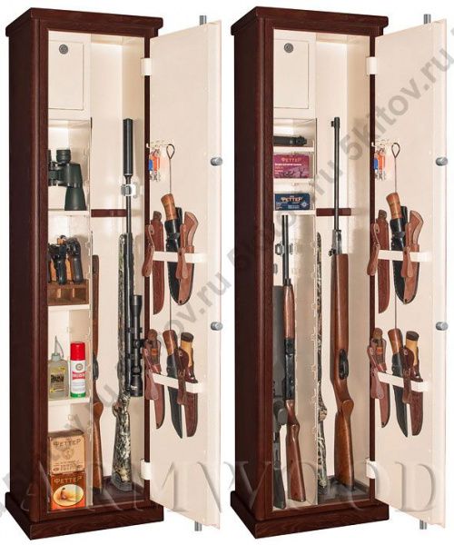 Оружейный сейф в дереве Armwood 524 EL Primary в Москве купить в интернет магазине - 5 Китов