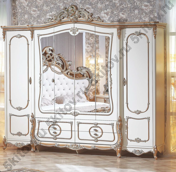 Спальня Орнелла АРД, шампань в Москве купить в интернет магазине - 5 Китов