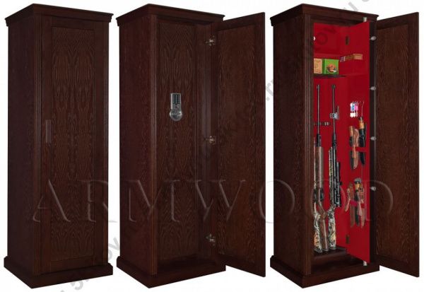 Оружейный сейф в дереве Armwood 95 EL DS2 Flock в Москве купить в интернет магазине - 5 Китов