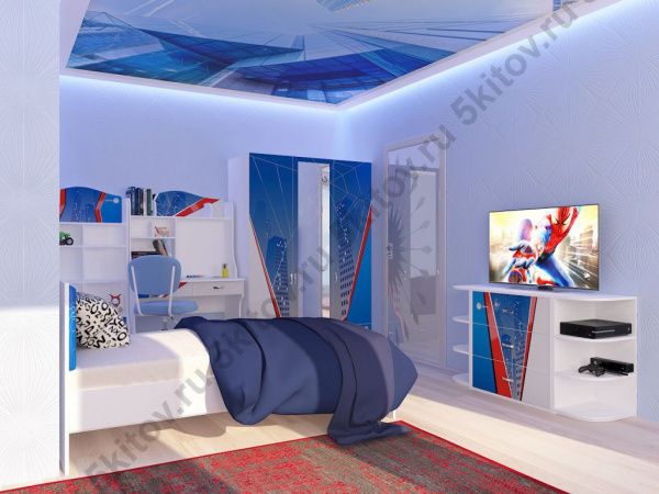 Кровать классик 90*190 Человек паук в Москве купить в интернет магазине - 5 Китов