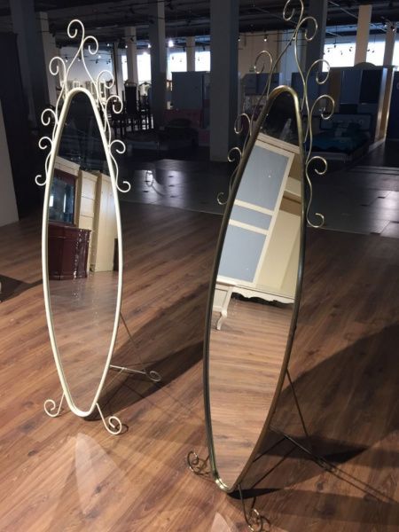 Зеркало напольное 9911, античный белый в Москве купить в интернет магазине - 5 Китов