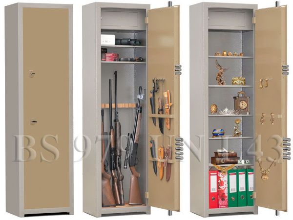 Универсальный сейф для хранения оружия и ценностей GunSafe BS979 UN L43 в Москве купить в интернет магазине - 5 Китов