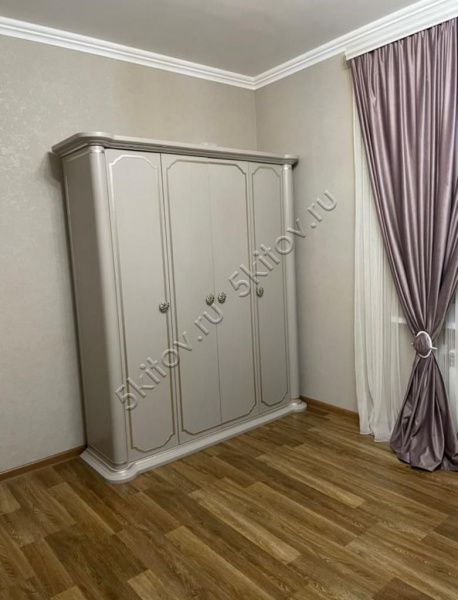 Шкаф 4-х дверный Мария АРД, платина серая  в Москве купить в интернет магазине - 5 Китов