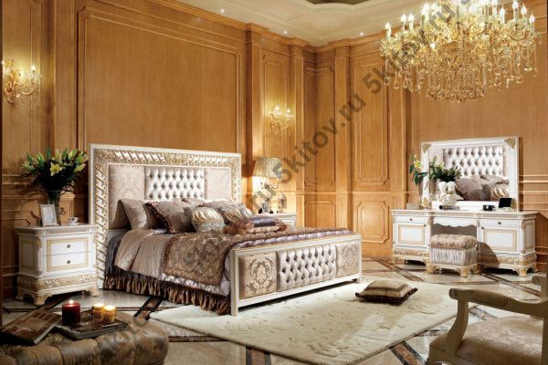 Спальня Монарх, белая в Москве купить в интернет магазине - 5 Китов