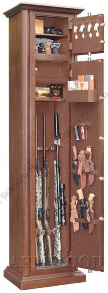 Оружейный сейф в дереве Armwood 9TS5 EL Primary в Москве купить в интернет магазине - 5 Китов