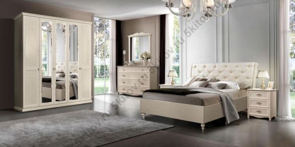 Кровать Венеция 2-х спальная (1,6 м), дуб седан в Москве купить в интернет магазине - 5 Китов
