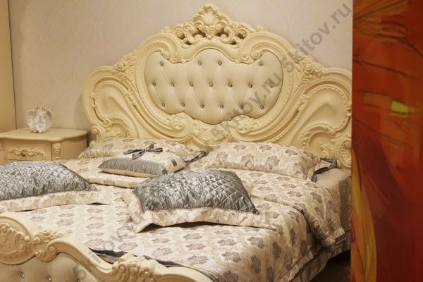Кровать Элиза Люкс АРД 1,8, крем в Москве купить в интернет магазине - 5 Китов