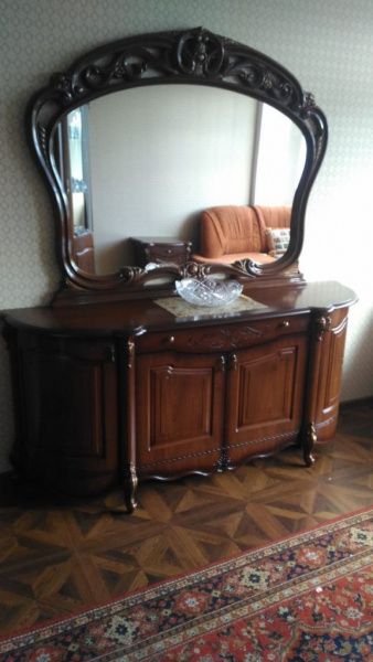Комод / буфет с зеркалом Аллегро 5/6, орех в Москве купить в интернет магазине - 5 Китов