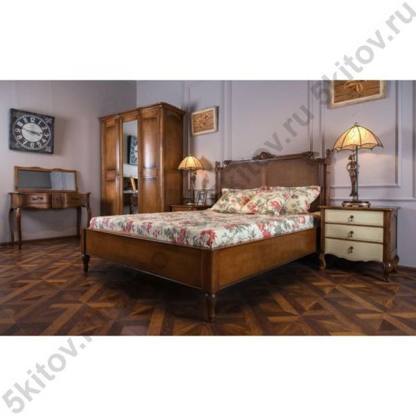 Кровать 1,8 Кантри DF864-18, орех антик в Москве купить в интернет магазине - 5 Китов