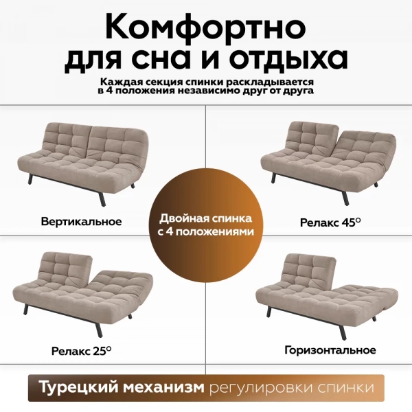 Диван прямой 1111 раскладной мятный в Москве купить в интернет магазине - 5 Китов