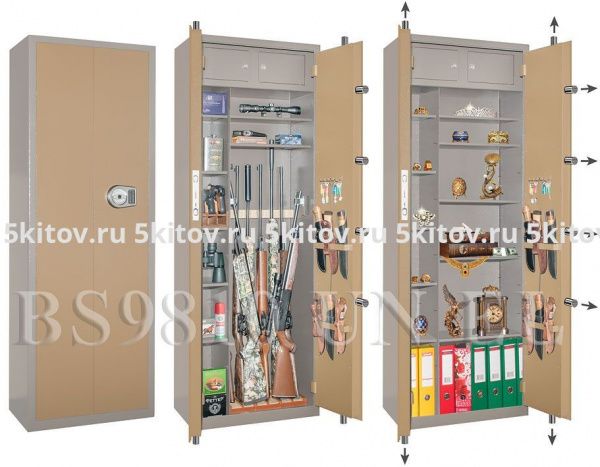Универсальный сейф для хранения оружия и ценностей GunSafe BS9810 UN EL в Москве купить в интернет магазине - 5 Китов