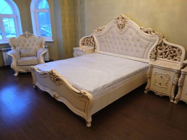 Кровать 1,6м Джоконда, крем глянец, Эра в Москве купить в интернет магазине - 5 Китов