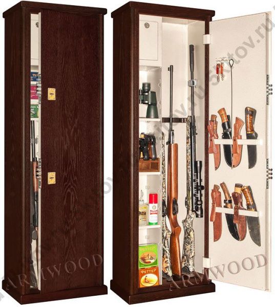 Оружейный сейф в дереве Armwood 535.074 Primary в Москве купить в интернет магазине - 5 Китов
