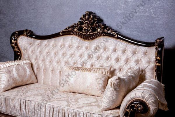 Комплект мягкой мебели Розалина (диван 3-х местный раскладной, кресло 2шт.), венге(латте) в Москве купить в интернет магазине - 5 Китов