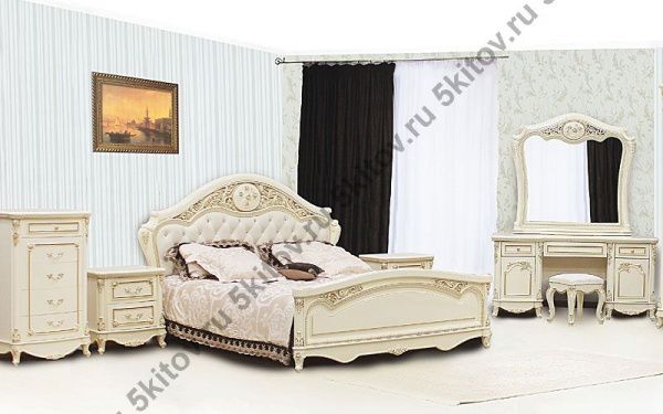Кровать Даниэлла АРД 1,8, крем в Москве купить в интернет магазине - 5 Китов