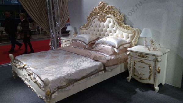 Спальня Венеция АРД, крем в Москве купить в интернет магазине - 5 Китов