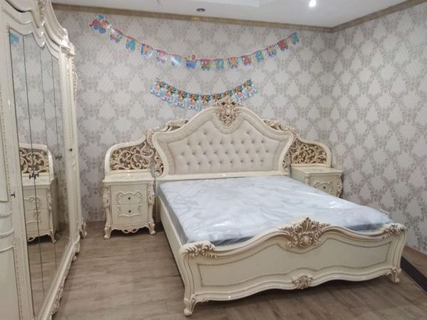 Кровать 1,6м Джоконда, крем глянец, Эра в Москве купить в интернет магазине - 5 Китов