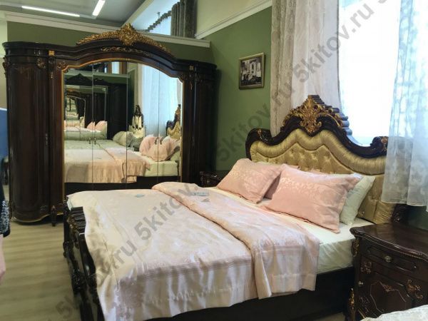 Спальня Элиана, темный орех в Москве купить в интернет магазине - 5 Китов