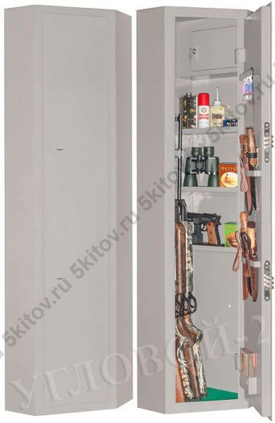 Оружейный сейф GunSafe Угловой №2 в Москве купить в интернет магазине - 5 Китов