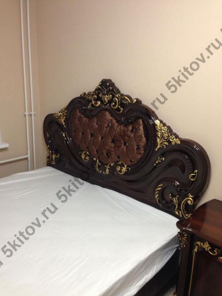 Спальня Элиза Люкс АРД, темный орех в Москве купить в интернет магазине - 5 Китов