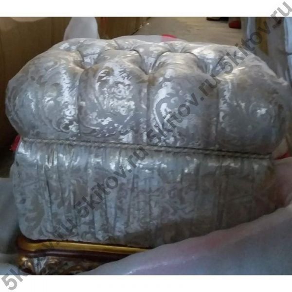 Пуфик Е62 Монарх, орех (ткань VBF294A) в Москве купить в интернет магазине - 5 Китов