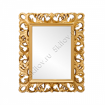 Зеркало прямоугольное Амели, золото