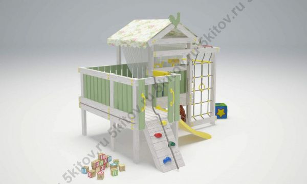 Кровать-игровой комплекс Савушка Baby 7 в Москве купить в интернет магазине - 5 Китов