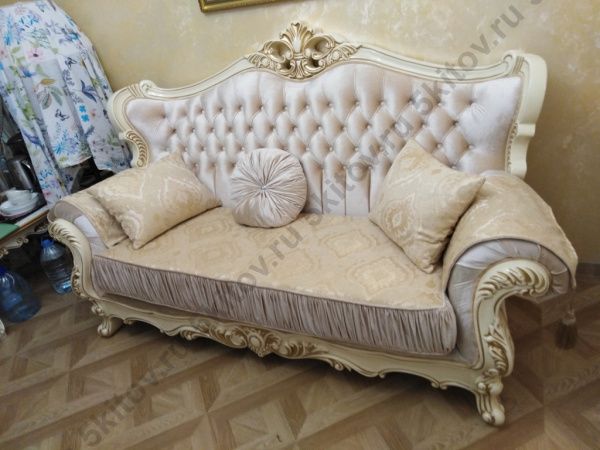 Мягкая мебель Эсмеральда, крем золото в Москве купить в интернет магазине - 5 Китов