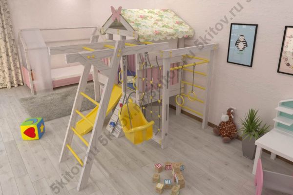 Кровать-игровой комплекс Савушка Baby 2 в Москве купить в интернет магазине - 5 Китов