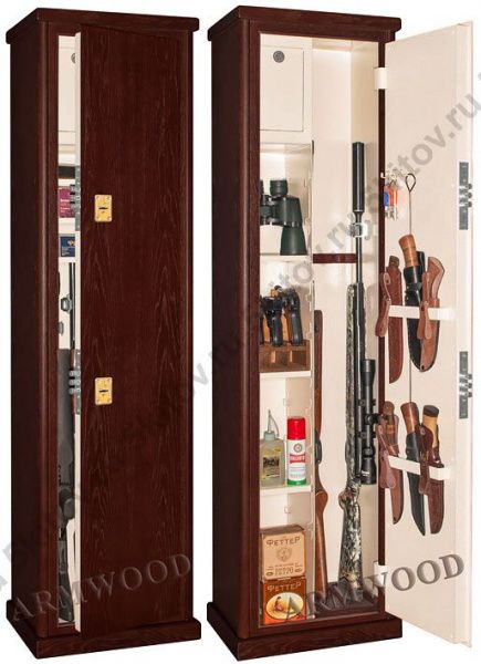 Оружейный сейф в дереве Armwood 524.074 Primary в Москве купить в интернет магазине - 5 Китов