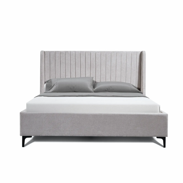 Спальный гарнитур Аврора серый с 4-х дверным шкафом в Москве купить в интернет магазине - 5 Китов