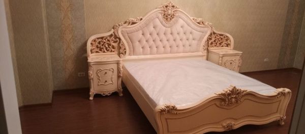 Кровать 1,6м Джоконда, крем глянец, Эра в Москве купить в интернет магазине - 5 Китов