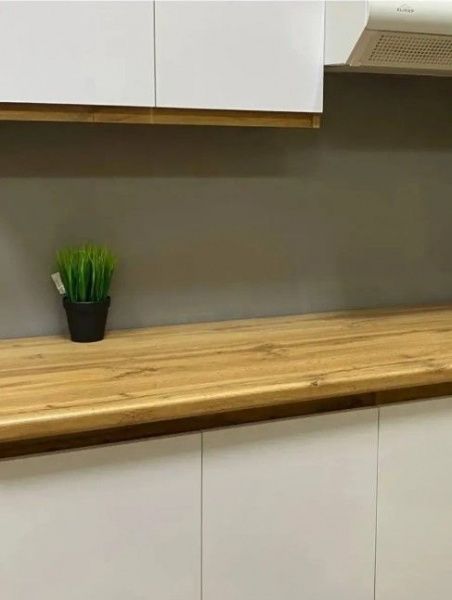 Кухонный гарнитур Ольвия - 6 (2,4м) вотан / белый в Москве купить в интернет магазине - 5 Китов
