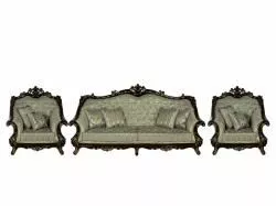Комплект мягкой мебели Султан (диван 4-х местный раскладной, кресло 2шт.), орех