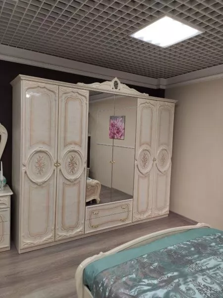 Спальня Роза,беж глянец в Москве купить в интернет магазине - 5 Китов