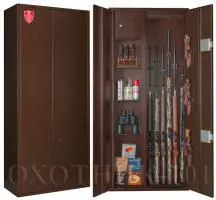 Металлический шкаф для хранения оружия Охотник-101
