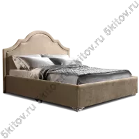 Кровать 1,6 Queen с подъемным механизмом, жемчужный берег