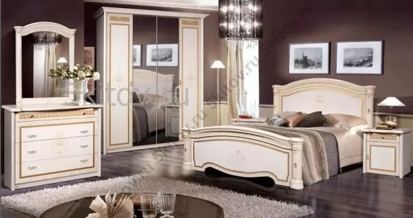 Спальня Карина-3, бежевая в Москве купить в интернет магазине - 5 Китов