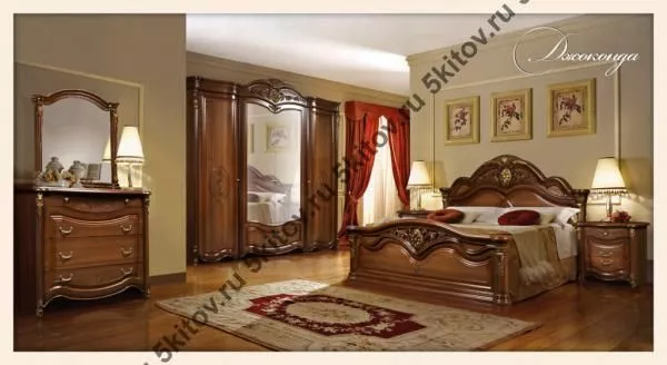 Спальня Джоконда 2Д1, орех в Москве купить в интернет магазине - 5 Китов