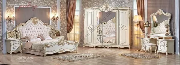 Спальня Джоконда люкс АРД, крем в Москве купить в интернет магазине - 5 Китов