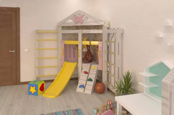 Игровой угловой комплекс-кровать Савушка Baby - 9 в Москве купить в интернет магазине - 5 Китов