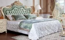 Кровать 1,8 Милано (Bed), изголовье ткань, слоновая кость