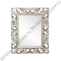 Зеркало прямоугольное Амели, серебро