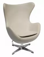 Кресло EGG CHAIR латте (экокожа)