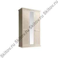 Шкаф 3-х дверный для белья Венеция (с зеркалом), дуб седан в Москве купить в интернет магазине - 5 Китов