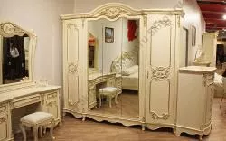 Шкаф 5-ти дверный Даниэлла АРД, крем в Москве купить в интернет магазине - 5 Китов
